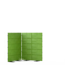 USM Privacy Panels Acoustic Corner, 1,50 m (2 elements), 1,79 m (5 elements), 1,50 m (2 elements), Green