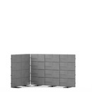 USM Privacy Panels Acoustic Corner, 2,25 m (3 elements), 1,44 m (4 elements), 1,50 m (2 elements), Anthracite