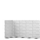 USM Privacy Panels Acoustic Corner, 3,00 m (4 elements), 1,79 m (5 elements), 1,50 m (2 elements), Light grey