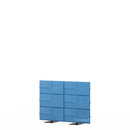 USM Privacy Panels Acoustic Wall, 1,50 m (2 elements), 1,09 m (3 elements), Blue