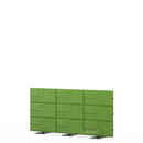 USM Privacy Panels Acoustic Wall, 2,25 m (3 elements), 1,09 m (3 elements), Green