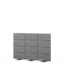 USM Privacy Panels Acoustic Wall, 2,25 m (3 elements), 1,44 m (4 elements), Anthracite