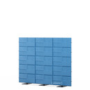USM Privacy Panels Acoustic Wall, 2,25 m (3 elements), 1,79 m (5 elements), Blue