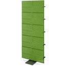 USM Privacy Panels Acoustic Wall Extension, With corner connector (for 90° angle), 1,79 m (5 elements), Green