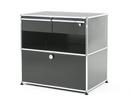 USM Haller Office Sideboard M with Drawers, Mid grey RAL 7005