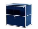 USM Haller Office Sideboard M with Drawers, Steel blue RAL 5011