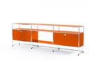 USM Haller TV-Board XL, Pure orange RAL 2004