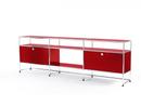 USM Haller TV-Board XL, USM ruby red