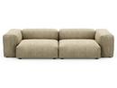 Two Seat Sofa M, Cord velours - Khaki