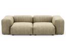 Two Seat Sofa S, Cord velours - Khaki