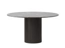 Cabin Table, Ø 130 cm, Dark oak / grey marble