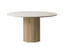 Cabin Table, Ø 130 cm, Light oak / jura marble