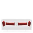 Cushion Set for Alcove Sofa, For 2-seater, Credo, Red chilli