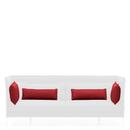 Cushion Set for Alcove Sofa, For 2-seater, Laser, Red