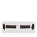 Cushion Set for Alcove Sofa, For 3-seater, Laser, Nero/moorbrown