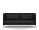 Alcove Sofa, Three-seater (H94 x W237 x D84 cm), Credo, Black/anthracite