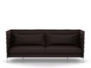 Alcove Sofa, Three-seater (H94 x W237 x D84 cm), Laser, Nero/moorbrown