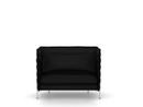 Alcove Sofa, Love Seat (H94 x W126,5 x D84 cm), Credo, Anthracite/elephant
