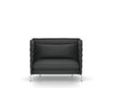 Alcove Sofa, Love Seat (H94 x W126,5 x D84 cm), Laser, Dark grey