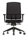AM Chair, Black, Nero/coconut, With 2D armrests, Five-star base deep black