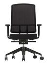 AM Chair, Black, Nero/coconut, With 2D armrests, Five-star base deep black