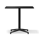 Bistro Table Outdoor, Rectangular (640x796 mm), Solid core material black