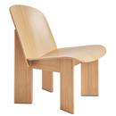 Chisel Lounge Chair, Lacquered oak
