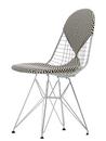 Wire Chair DKR Checker, Polished chrome