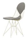 Wire Chair DKR Checker, Powder-coated crème