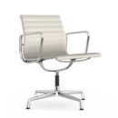 Aluminium Group EA 107 / EA 108, EA 107 - non-swivelling, Chrome-plated, Leather Premium F, Snow