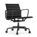 Aluminium Group EA 117, Aluminium powder-coated deep black, Leather Premium F, Nero
