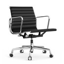 Aluminium Group EA 117, Chrome-plated, Leather (Standard), Nero