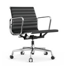 Aluminium Group EA 117, Chrome-plated, Leather Premium F, Asphalt