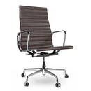 Aluminium Group EA 119, Chrome-plated, Leather (Standard), Chocolate