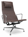 Aluminium Group EA 124, Chrome-plated, Leather (Standard), Marron