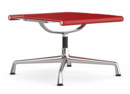 Aluminium Group EA 125, Base chrome-plated, Leather, Red