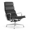 Soft Pad Group EA 222, Base polished, Leather Premium F asphalt, Plano dark grey