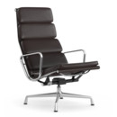Soft Pad Group EA 222, Base polished, Leather Premium F chocolate, Plano brown