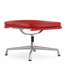 Soft Pad Group EA 223, Base polished, Leather Premium F red, Plano poppy red