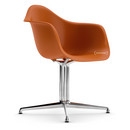 Eames Plastic Armchair RE DAL, Rusty orange, Without upholstery, Without upholstery