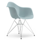 Eames Plastic Armchair DAR, Ice grey, Without upholstery, Without upholstery, Standard version - 43 cm, Chrome-plated