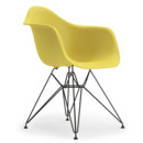 Eames Plastic Armchair RE DAR, Citron, Without upholstery, Without upholstery, Standard version - 43 cm, Coated basic dark