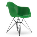 Eames Plastic Armchair DAR, Green, Without upholstery, Without upholstery, Standard version - 43 cm, Coated basic dark