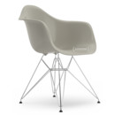 Eames Plastic Armchair DAR, Pebble, Without upholstery, Without upholstery, Standard version - 43 cm, Chrome-plated