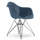 Eames Plastic Armchair DAR, Sea blue, Without upholstery, Without upholstery, Standard version - 43 cm, Coated basic dark