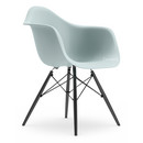 Eames Plastic Armchair DAW, Ice grey, Without upholstery, Without upholstery, Standard version - 43 cm, Black maple