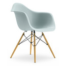 Eames Plastic Armchair RE DAW, Ice grey, Without upholstery, Without upholstery, Standard version - 43 cm, Ash honey tone
