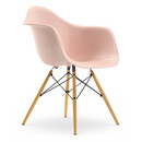 Eames Plastic Armchair DAW, Pale rose, Without upholstery, Without upholstery, Standard version - 43 cm, Ash honey tone