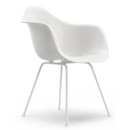 Eames Plastic Armchair RE DAX, White non-RE, Without upholstery, Without upholstery, Standard version - 43 cm, Coated white