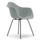 Eames Plastic Armchair DAX, Light grey, Without upholstery, Without upholstery, Standard version - 43 cm, Coated basic dark